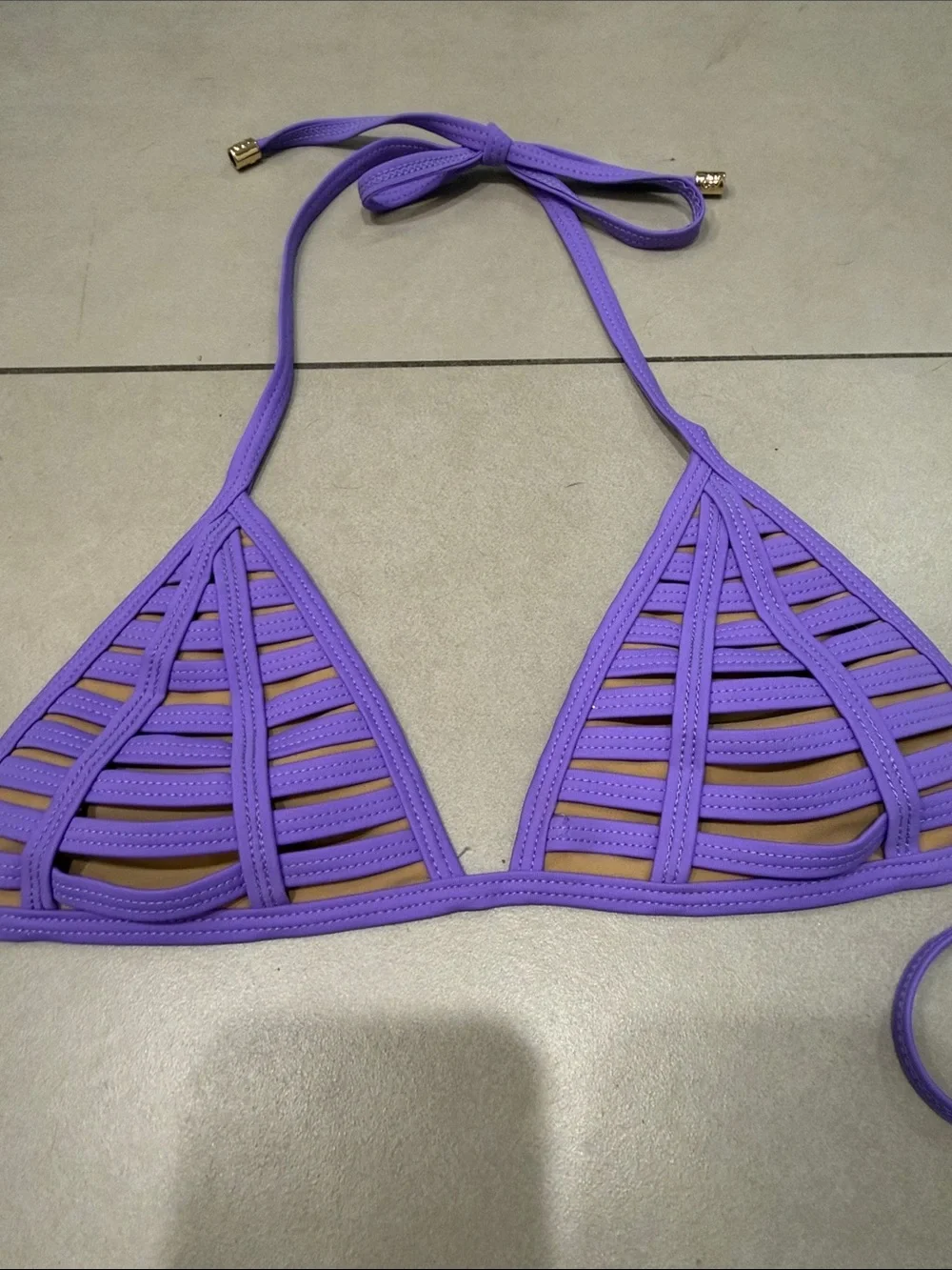 Beach Bunny Hard Summer Purple Bikini - Picture 3 of 6
